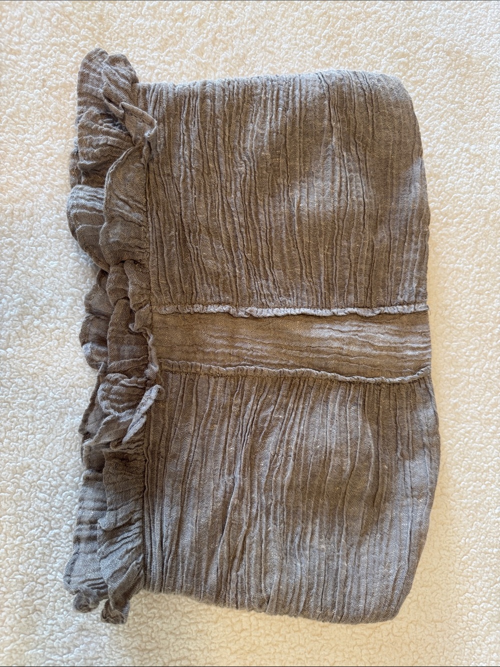 Zara Strapless Ruffled Tube Top - Picture 3 of 4